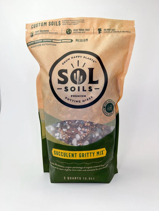 Sol Soils- Succulent Gritty Mix, 2qt