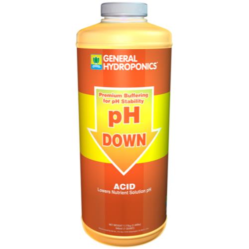 General Hydroponics® pH Down Liquid, 1 Quart