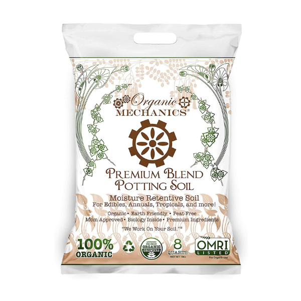 ORGANIC MECHANICS® Premium Blend Potting Soil - 16 qt bag